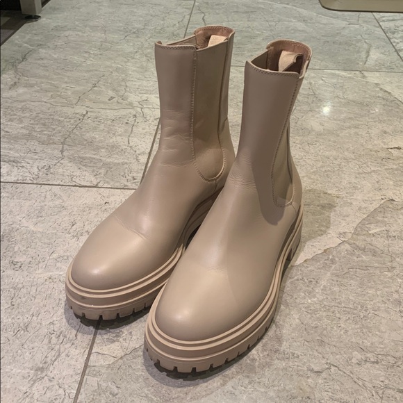 Gianvito Rossi beige Chelsea boot 39 - Picture 4 of 9